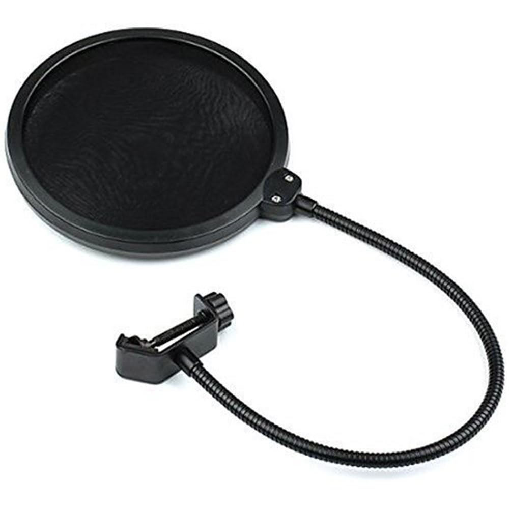 E845S Super-Cardioid Handheld Dynamic Microphone with Switch plus XLR-XLR Cable and Pop filter by Sennheiser – Metal, Black, Model 004516