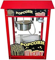 Adcraft PCM-8L 30 Inch Popcorn Machine with Stainless Steel Kettle, 8 oz. Kettle Capacity, 120v,Red