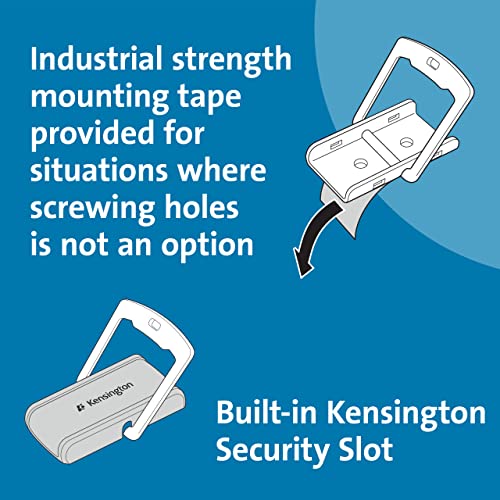 Kensington 1 Count (Pack of 2) / Desk Mount / Grey Security Locks