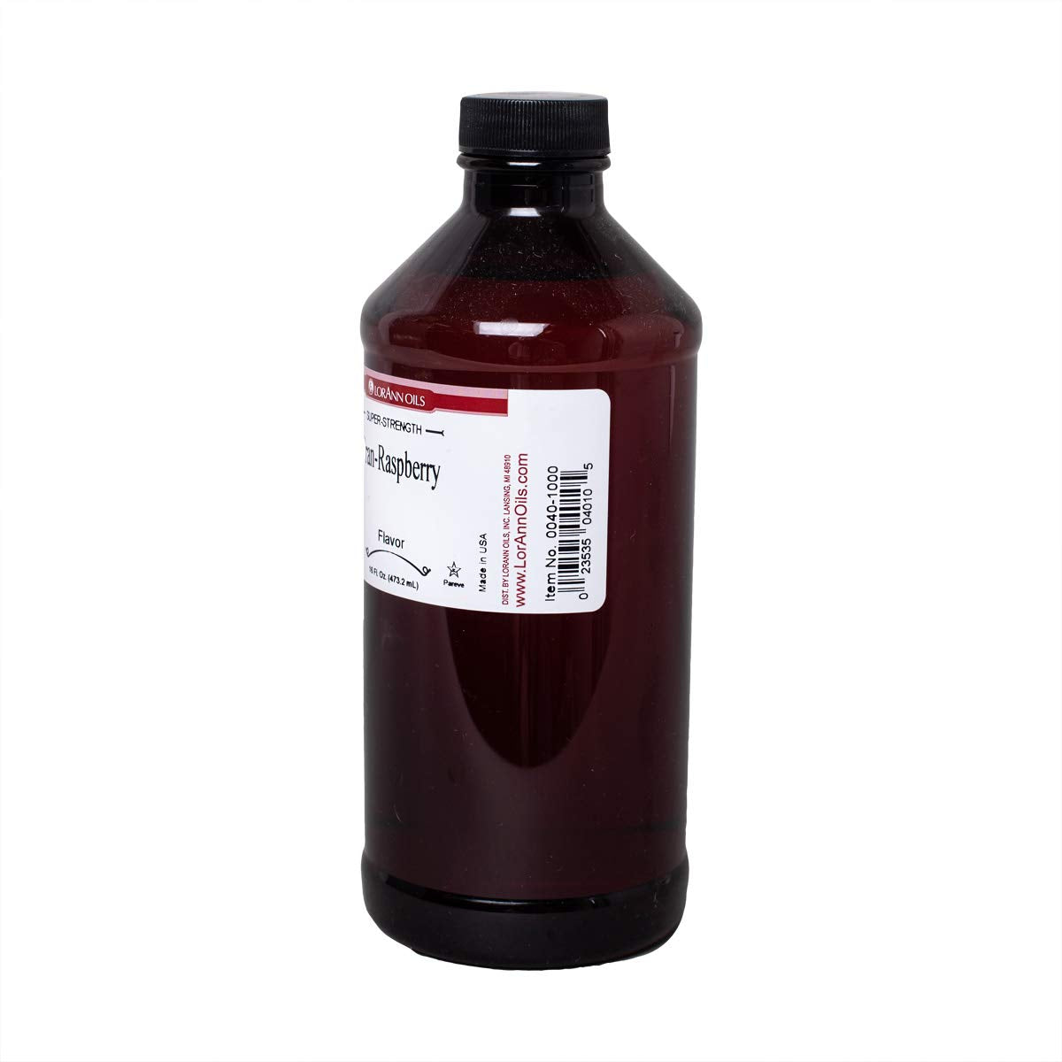 LorAnn Cran-Raspberry SS Flavor by LorAnn Oils – 16 ounce, Yellow, Model 0040-1000