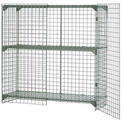 Global Industrial 4' x 2' x 5' / Gray / Industrial Storage Lockers