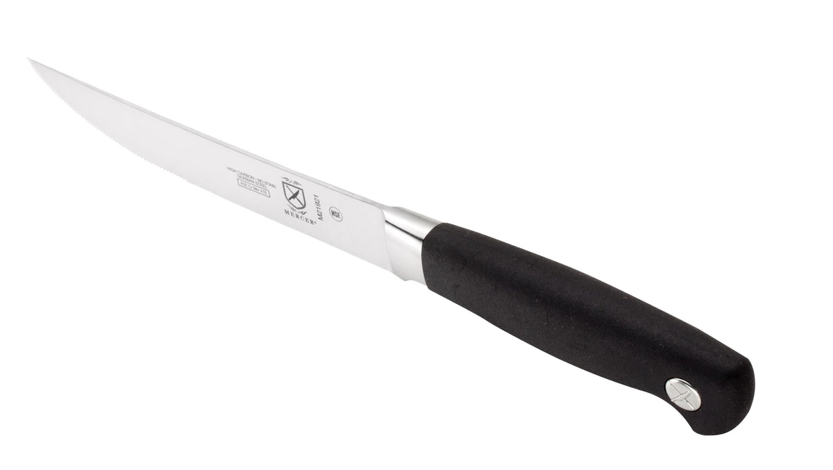 Mercer Culinary 5" / Serrated Steak Knife 5-inch / Black Utility Knives