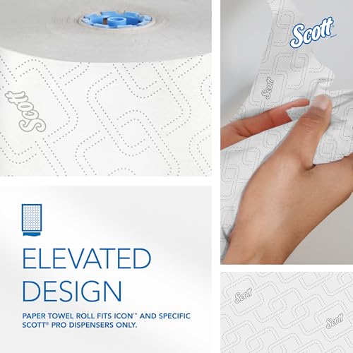 Scott Professional White / 700 Feet (Pack of 6) / Blue Core Paper Towels