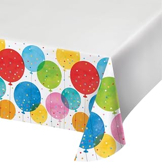 Creative Converting 359289 Tablecover, 48" x 88", Multicolor