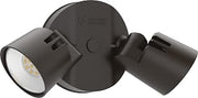 Lithonia Lighting HomeGuard 2-Light LED Outdoor Flood Lights, 4000K, Bronze