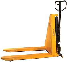 Industrial Products Manual High Lift Telescoping Pallet Truck with Loop Handle by Wesco – Alloy Steel, Orange, Model 272976