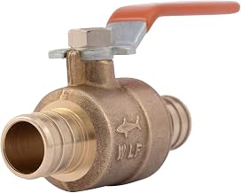 SharkBite 22462LFA Brass Crimp Ball Valve, 3/4 Inch x 3/4 Inch