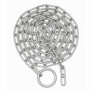 10'L Wheel & Tire Chock Security Chain by Global Industrial – 120"L x 7.2"W x 1.5"H, Alloy Steel, Silver, Model 500050