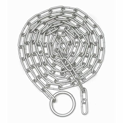10'L Wheel & Tire Chock Security Chain by Global Industrial – 120"L x 7.2"W x 1.5"H, Alloy Steel, Silver, Model 500050
