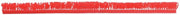 Meat Case Divider Parsley Divider Without Aluminum Support Red Plastic - 24" L x 1 1/2" H