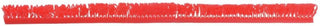 Meat Case Divider Parsley Divider Without Aluminum Support Red Plastic - 24" L x 1 1/2" H