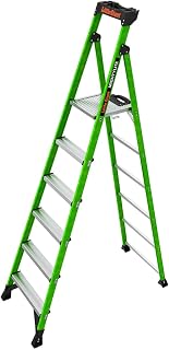 Little Giant Ladders B3145154 Mighty Lite Step Ladder - Green - 8 ft. Type IA - 6 Step - 300 lbs