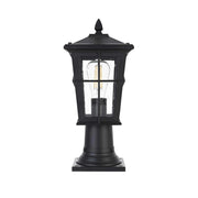 One Light Outdoor Post Mount Black by Bodine – Black