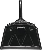 HUBERT Dust Pan Black Metal - 12"L x 7"W x 3/4"H
