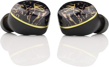 Noble Audio FoKus Rex5 True Wireless Stereo Bluetooth in-Ear Headphones with Microphone, Sound Personalization (Black)