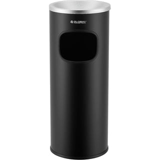 Steel Ashtray Trash Can by Global Industrial – Steel, Black, Model EK9948-L