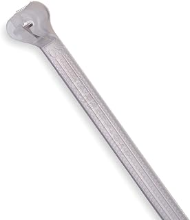 Thomas & Betts TY524M Cable Tie 30lb 5.5" Natural Nylon with Stainless Steel Locking Device Distributor Pack (100 Pack)