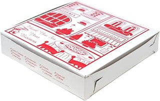 Rock Tenn 10" Pizza Box, 10" Length x 10" Width x 1.75" Depth, Clay Coated | 100/Case
