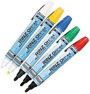 Dykem RINZ OFF Water Removable Temporary Green Markers - Set of 12 with Felt Bullet Tips