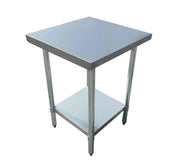 24-Inch Commercial Work Table by Adcraft – Stainless Steel, Model WT-2424-E