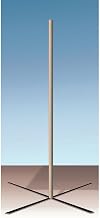HUBERT Silver Metal E-Z Banner Stand - 81" H