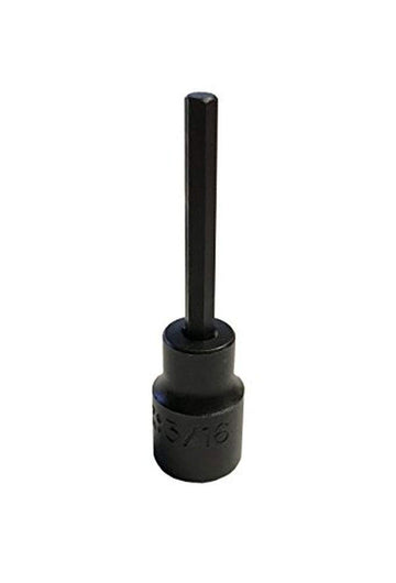 Stanley 3/8" Drive Hex Bit Impact Socket by Proto – 3/8", Forged Alloy Steel, Black, Model J72903/16