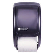 Duett Standard Bathroom Tissue Dispenser by San Jamar – Black, Model SJMR3500TBK