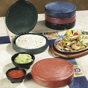 Jumbo Server Tortilla Server with Insulated Lid for Kitchens by Carlisle FoodService Products – 12" / 2", 0.0 ounces, Polypropylene (PP), Black, Model 071703