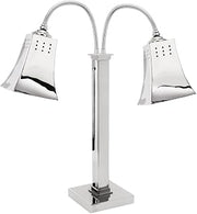 Eastern Tabletop Stainless Steel Double Square Self Standing Lamp Warmer
