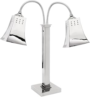 Eastern Tabletop Stainless Steel Double Square Self Standing Lamp Warmer