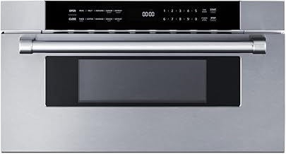 Summit 30" Drawer Microwave, Black - MDR30SS | 1.2 cu.ft. Interior, 115V AC/60 Hz, Built-in