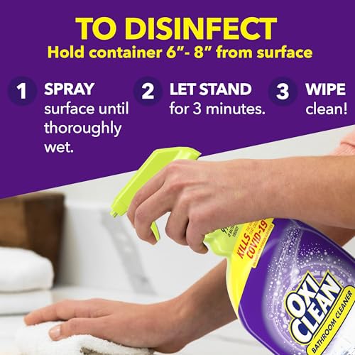 OxiClean 1 / 32 Fl Oz (Pack of 1) / Clear Multipurpose Bathroom Cleaners