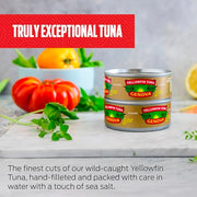 Genova Yellowfin Tuna in Water (Lite) / 5 Ounce (Pack of 12) / 1 Tuna Fish