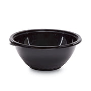 Caterline Pack N' Serve Plastic Bowl, 160 Oz, Black, 25/Case