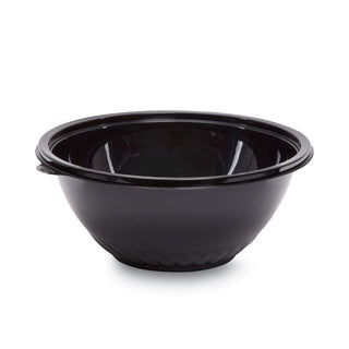 Caterline Pack N' Serve Plastic Bowl, 160 Oz, Black, 25/Case