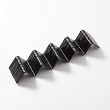 American Metalcraft THMB5 Melamine Taco Holder, Black, 4 or 5 Compartments