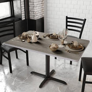 Flash Furniture White/Gray / 30" x 48" Rectangular / Classic Tables