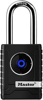 Bluetooth Smart Padlock for Professional and Private Use by Master Lock – Metal, Black, Model 4401EURLHEC