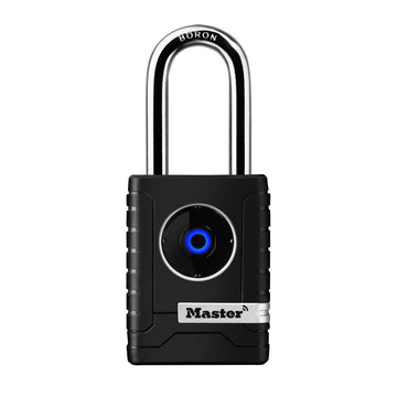 Bluetooth Smart Padlock for Professional and Private Use by Master Lock – Metal, Black, Model 4401EURLHEC