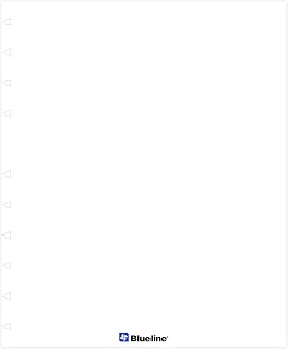 Rediform Blueline MiracleBind Notebook Accessory, White Board with Erasable Pen and Pen Loop (AFA11050WB)