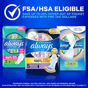 Always Size 2 / 58.0 / 58 count Sanitary Napkins