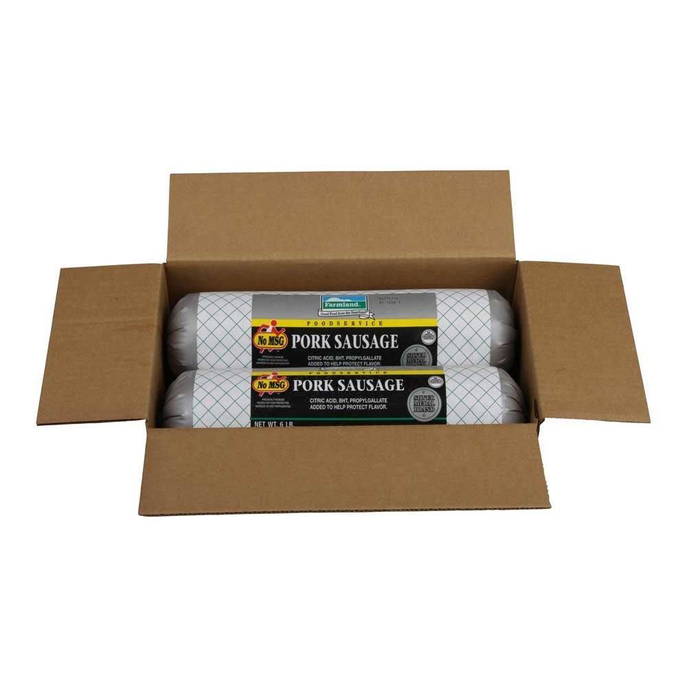 58 Percent Lean Pork Sausage Roll by Farmland – 96 Ounces, Pack of 2