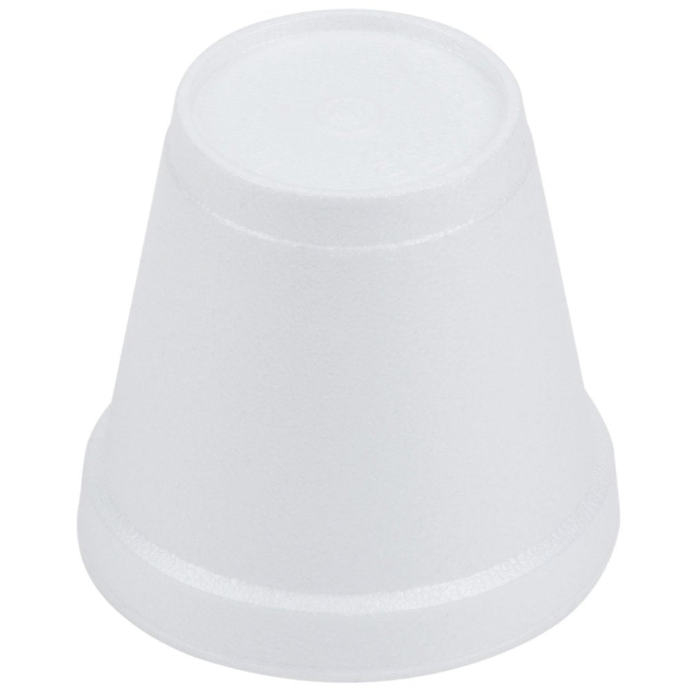 Small J Style Foam Cup White 4 oz. | 1000/Case by DART – 4 Ounces, 4.0 fluid_ounces, Foam, White, Model 4J4