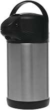 HUBERT Airpot Coffee Dispenser with Stainless Steel Liner 2.5 Liter - 8 3/4 L x 6 1/4'W x 13" H