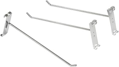 Grid Wall Peg Hook, Steel, 10"K - Lot of 12