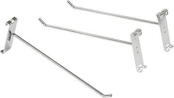 Grid Wall Peg Hook, Steel, 10"K - Lot of 12