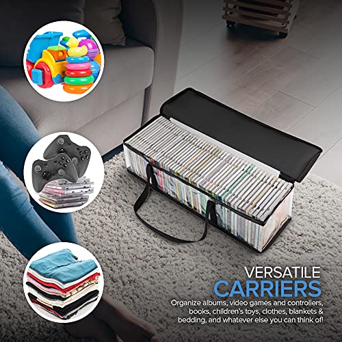 Stock Your Home 72 / 3 Count Pack of 24 CD Racks