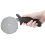 4" Plastic Handle Pizza Cutter by Royal Industries – Black, Model ROY PC 4 P