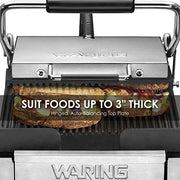 Waring 208-volt / Compact Cooking Surface Machines / Green Commercial Sandwich Makers & Panini Presses