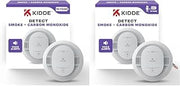 Kidde Smoke & Carbon Monoxide Detectors, 10-Year Battery Powered & Hardwired, Voice Alerts